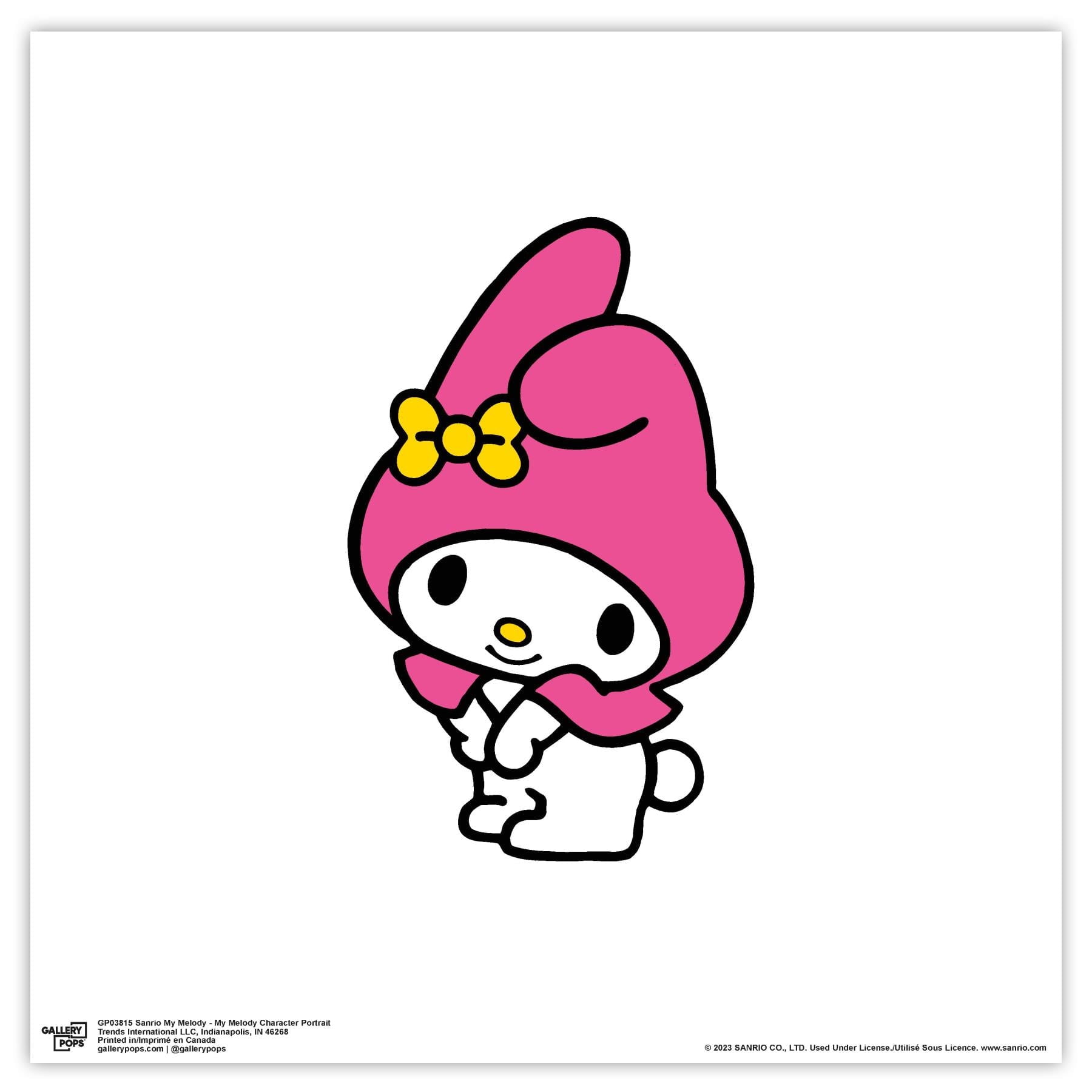 Gallery Pops Sanrio My Melody - My Melody Character Portrait Wall