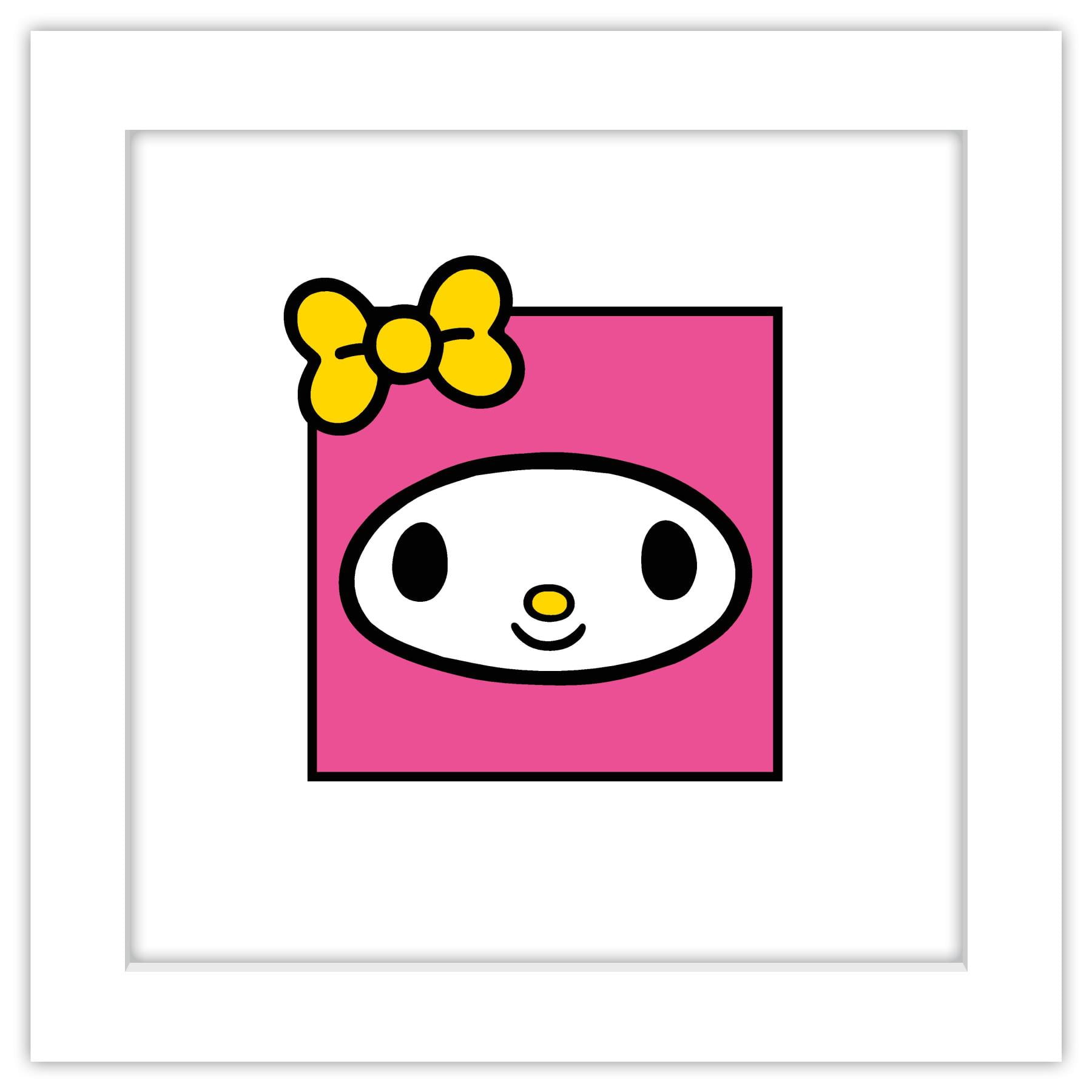 よ*ー様 nene様Melody Frame Premium Material Gallery Pops Sanrio My Melody - My Melody Happy Face Wall Art