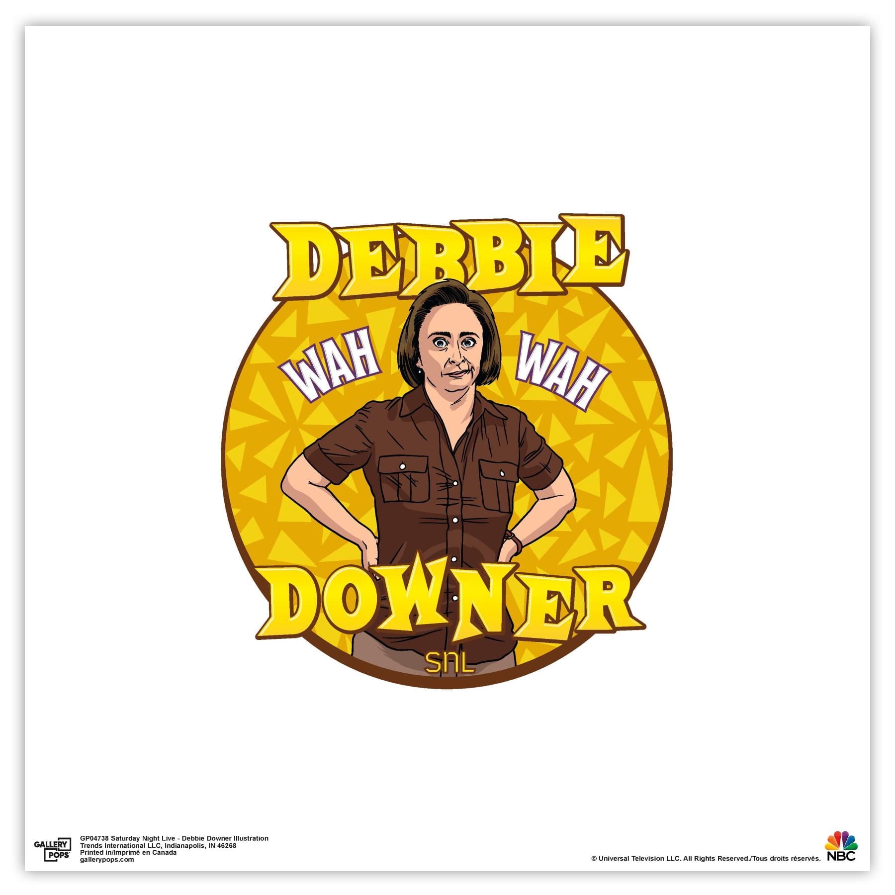 Gallery Pops Saturday Night Live - Debbie Downer Illustration Wall Art ...