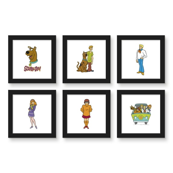 Gallery Pops Scooby-Doo - Mystery Crew Wall Art Bundle (6-Pack)