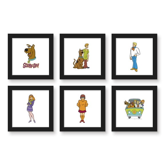 Gallery Pops Scooby-Doo - Mystery Crew Wall Art Bundle (6-Pack)