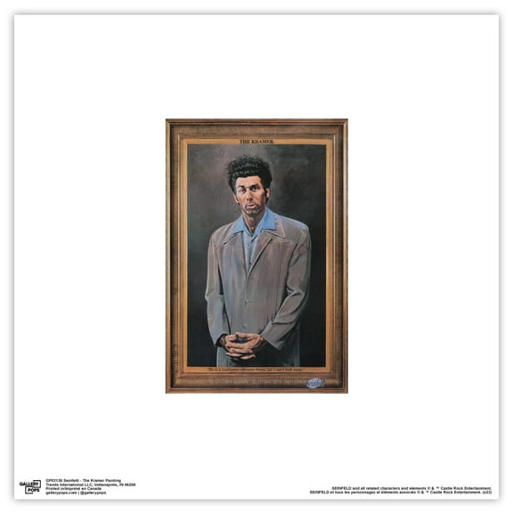 Gallery Pops Seinfeld - The Kramer Painting Wall Art, Unframed Version, 12" x 12"