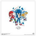 thumbnail image 1 of Gallery Pops Sonic the Hedgehog 3 - Hero Trio Illustrated Wall Art, Unframed Version, 12" x 12", 1 of 5