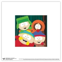 Gallery Pops South Park - Crew Photobooth Wall Art, Unframed Version, 12" x 12"