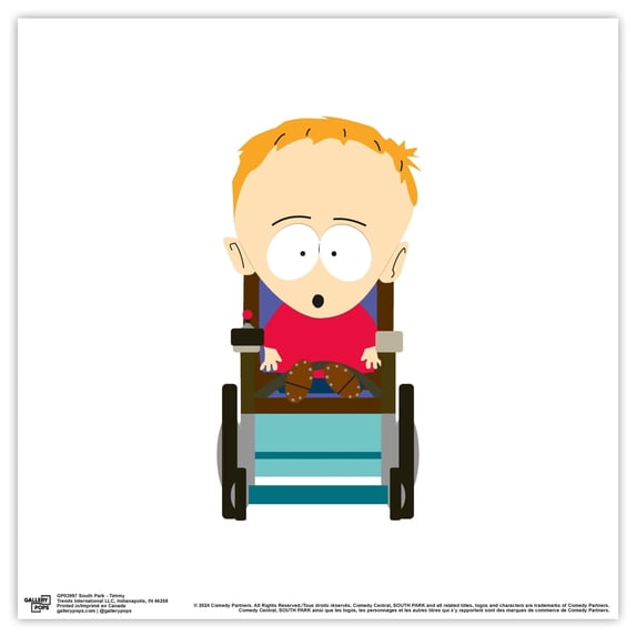 Gallery Pops South Park - Timmy Wall Art, Unframed Version, 12" x 12"