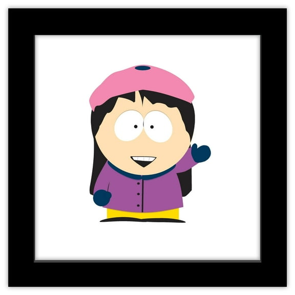Gallery Pops South Park - Wendy Testaburger Wall Art, Black Framed Version, 12" x 12"