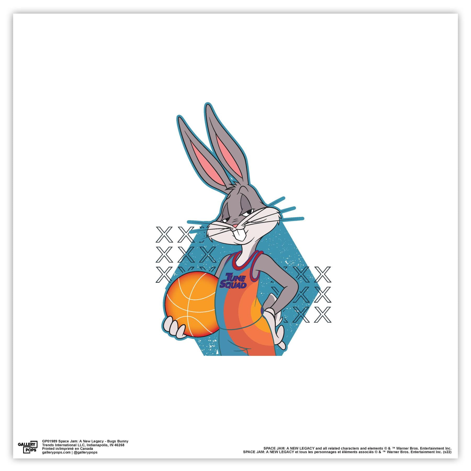 Gallery Pops Space Jam: A New Legacy - Bugs Bunny Wall Art, Unframed ...