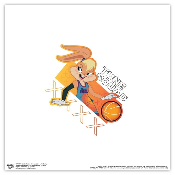 Gallery Pops Space Jam: A New Legacy - Lola Bunny Wall Art, Unframed Version, 12" x 12"