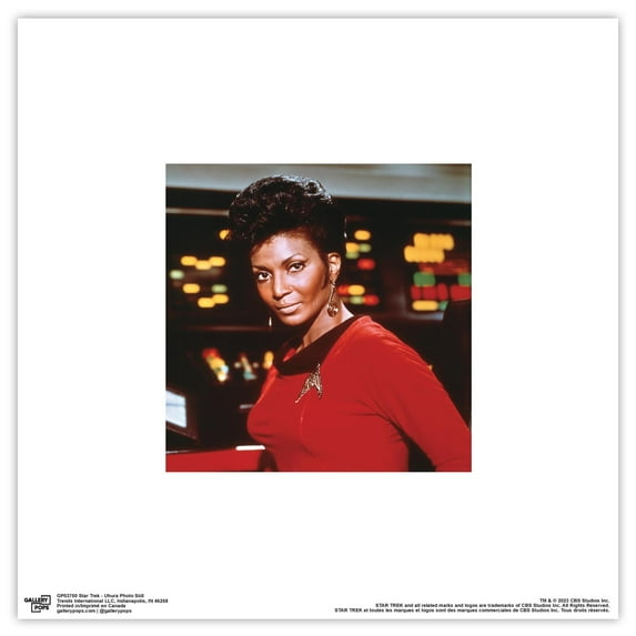Gallery Pops Star Trek - Uhura Photo Still Wall Art, Unframed Version, 12" x 12"