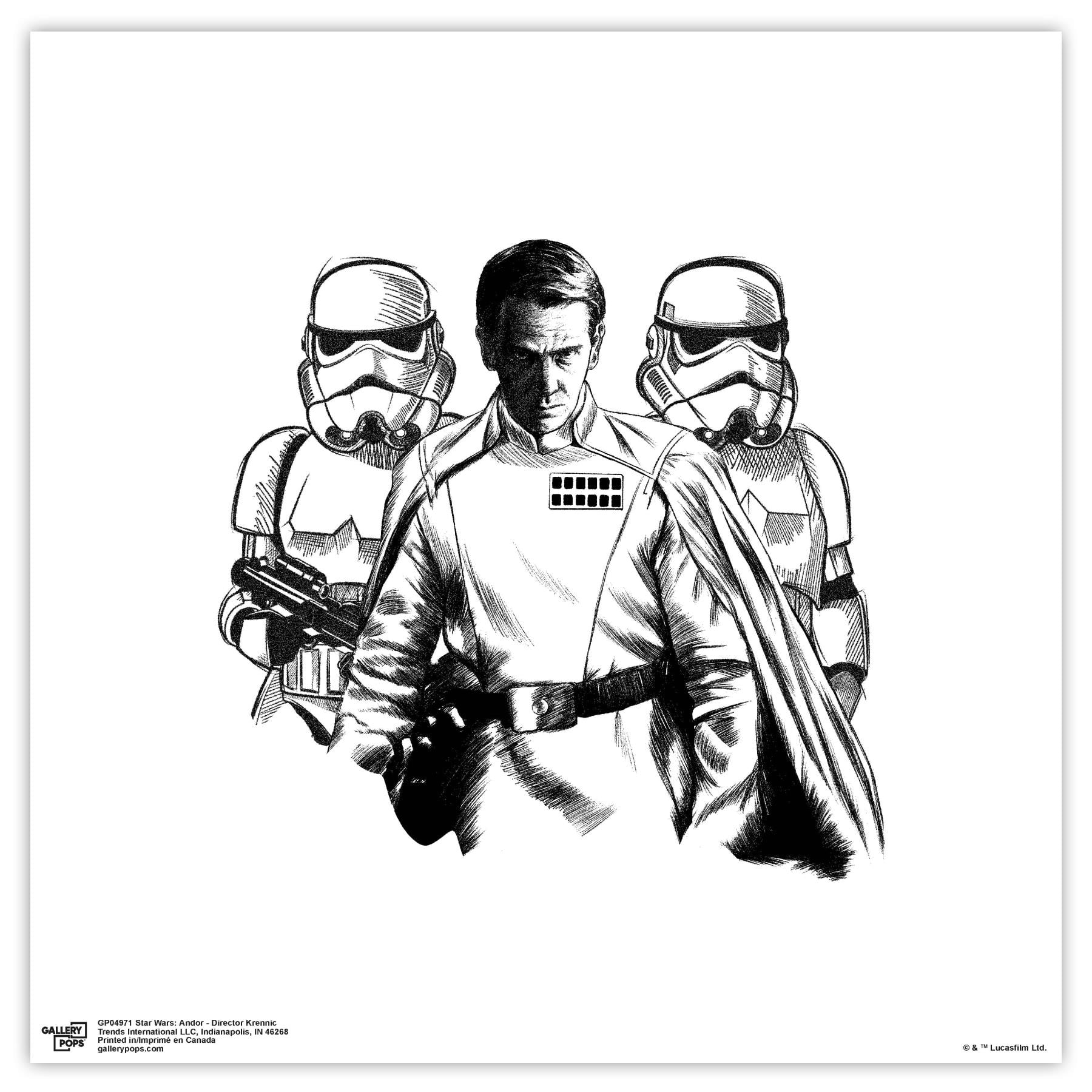 Gallery Pops Star Wars: Andor - Director Krennic Wall Art, Unframed ...