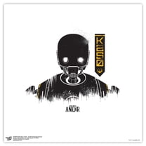 Gallery Pops Star Wars: Andor - K-2SO Distressed Portrait Wall Art, Unframed Version, 12" x 12"