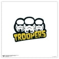 thumbnail image 1 of Gallery Pops Star Wars - Dark Side Distressed Stormtrooper Logo Wall Art, Unframed Version, 12" x 12", 1 of 5