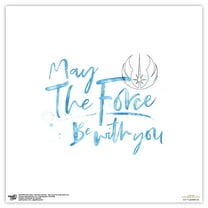 Gallery Pops Star Wars: Obi-Wan Kenobi - May The Force Be With You Wall Art, Unframed Version, 12" x 12"