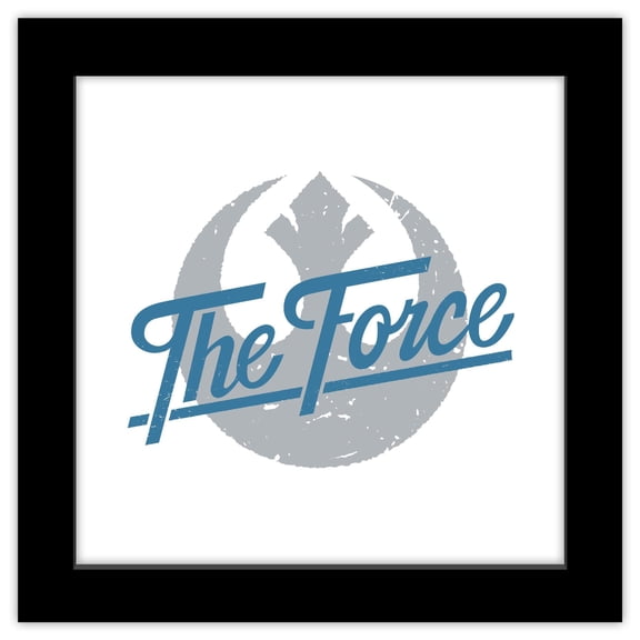 Gallery Pops Star Wars: Obi-Wan Kenobi - The Force Wall Art, Black Framed Version, 12" x 12"