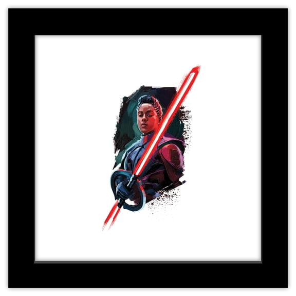 Gallery Pops Star Wars: Obi-Wan Kenobi - Third Sister Inquisitor Painting Wall Art, Black Framed Version, 12" x 12"