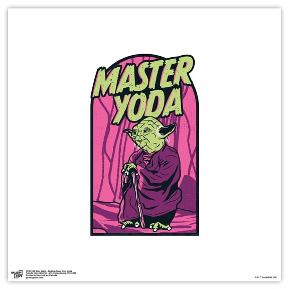 Gallery Pops Star Wars: Saga - Buble Gum Pop Yoda Wall Art, Unframed Version, 12" x 12"