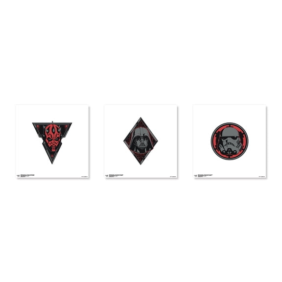 Gallery Pops Star Wars: Saga - Dark Side Villains Wall Art Bundle (3-Pack)