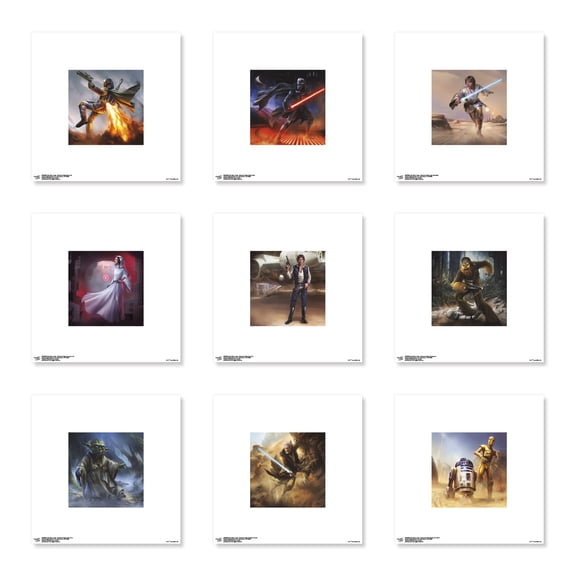 Gallery Pops Star Wars: Saga - Moments Edge Art Bundle (9-Pack)