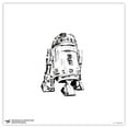 thumbnail image 1 of Gallery Pops Star Wars: Saga - Monochrome R2-D2 Wall Art, Unframed Version, 12" x 12", 1 of 5