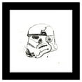 thumbnail image 1 of Gallery Pops Star Wars: Saga - Monochrome Stormtrooper Helmet Wall Art, Black Framed Version, 12" x 12", 1 of 5