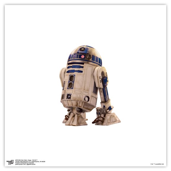 Gallery Pops Star Wars: Saga - R2-D2 Wall Art, Unframed Version, 12" x 12"