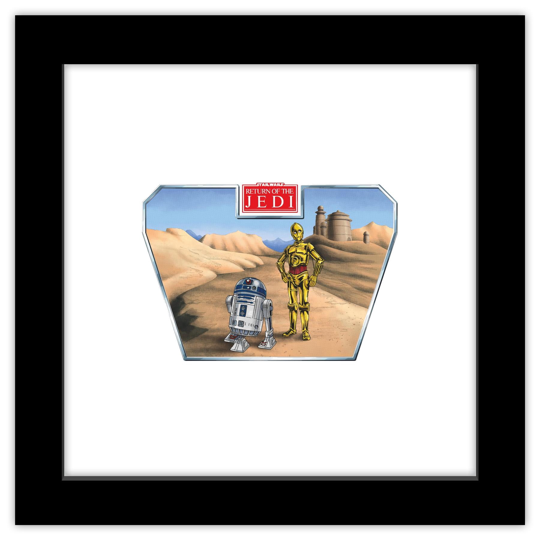 Gallery Pops Star Wars: Saga - Return of the Jedi C-3PO and R2-D2 Wall ...