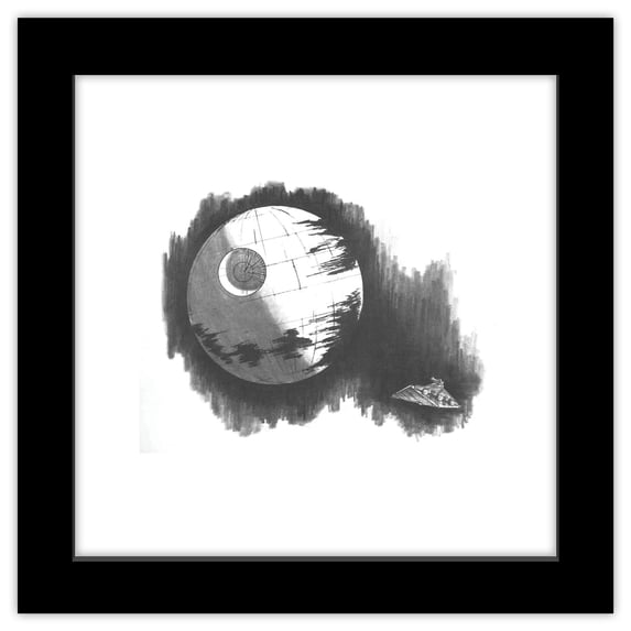 Gallery Pops Star Wars: Saga - Return of the Jedi Death Star Sketch ...