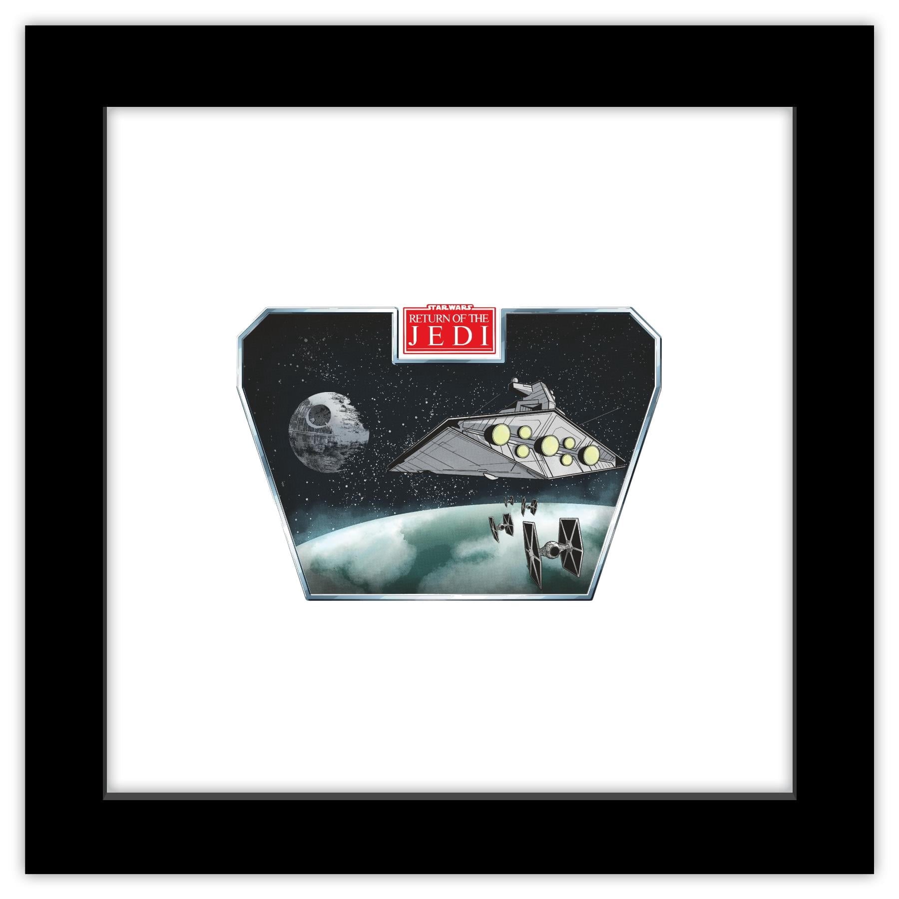 Gallery Pops Star Wars: Saga - Return of the Jedi Death Star Wall Art ...