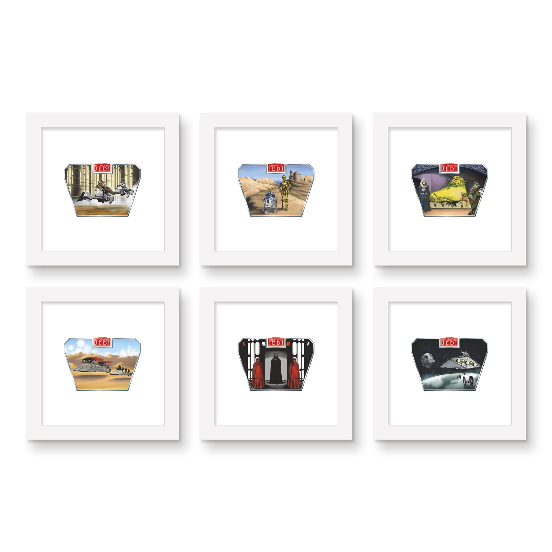 Gallery Pops Star Wars: Saga - Return of the Jedi Illustrated Wall Art ...