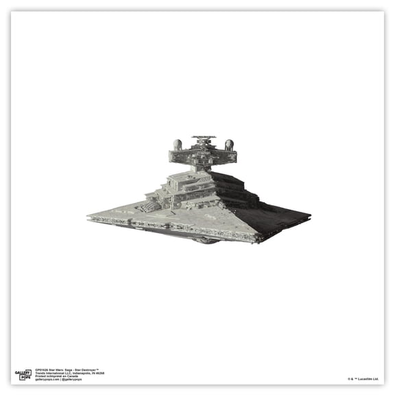 Gallery Pops Star Wars: Saga - Star Destroyer Wall Art, Unframed Version, 12" x 12"
