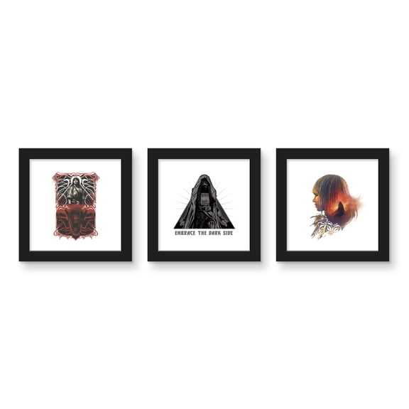 Gallery Pops Star Wars: The Acolyte - Dark Side Wall Art Bundle (3-Pack)