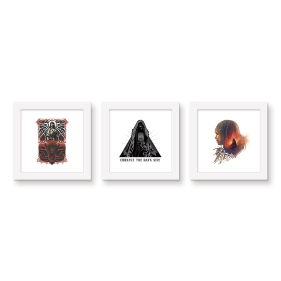 Gallery Pops Star Wars: The Acolyte - Dark Side Wall Art Bundle (3-Pack)