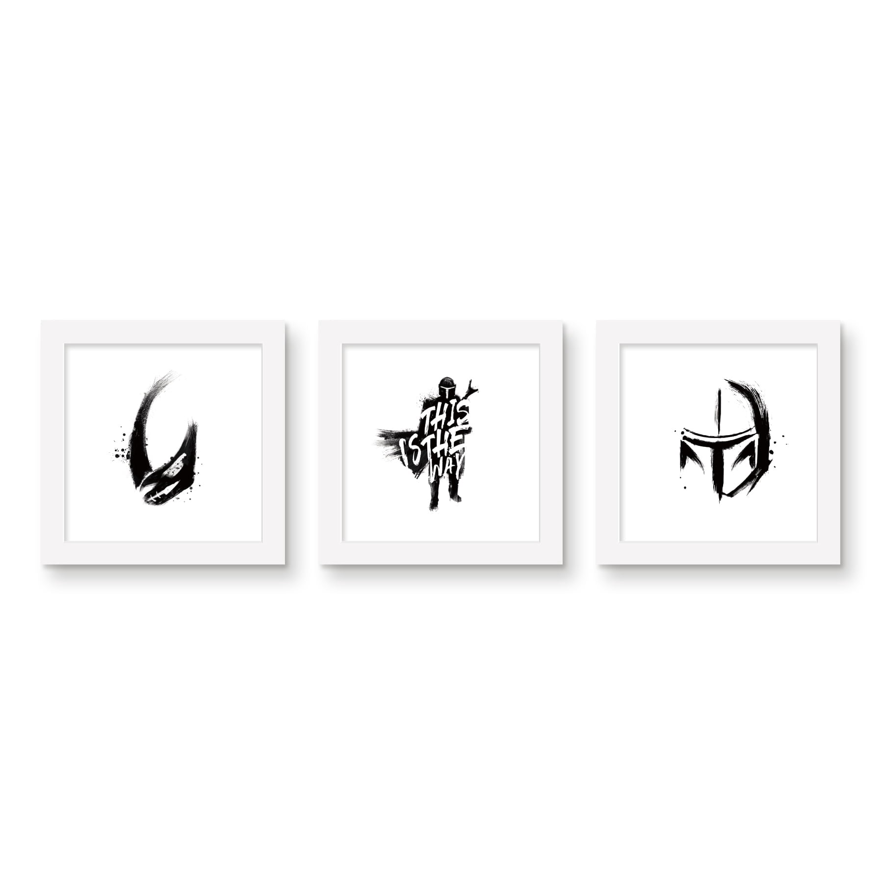 Gallery Pops Star Wars: The Mandalorian - Bounty Hunter Wall Art Bundle ...