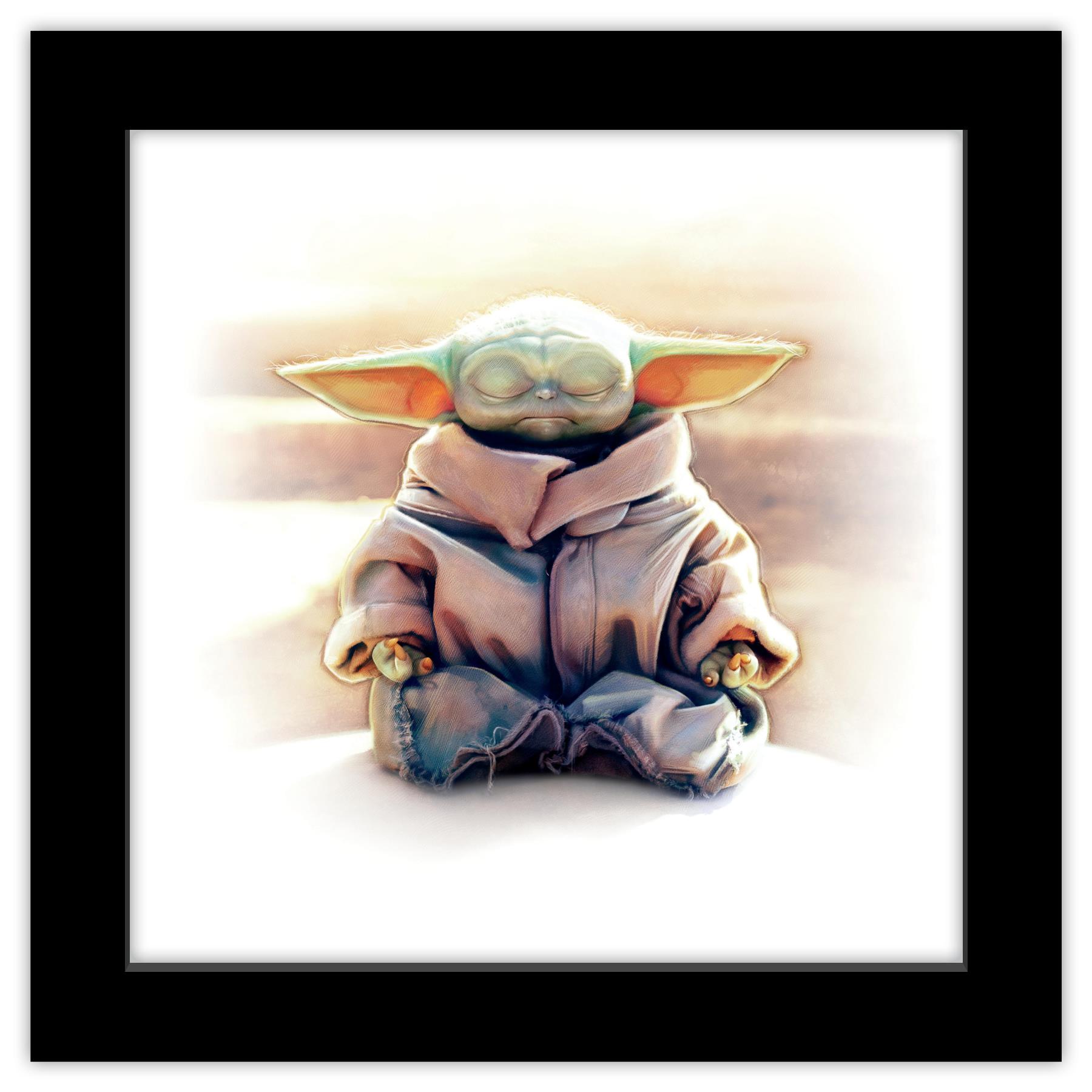 Gallery Pops Star Wars: The Mandalorian - Grogu - Meditation Wall Art ...
