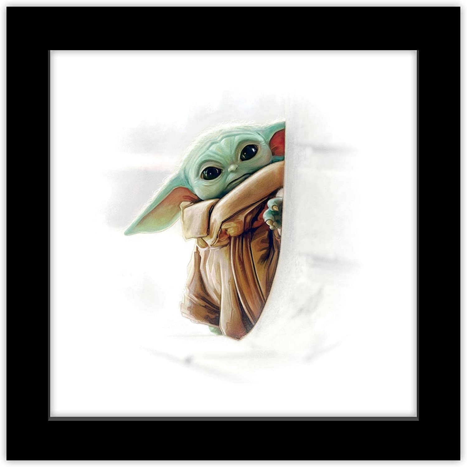 Gallery Pops Star Wars: The Mandalorian - Grogu - Peeking Around Wall ...