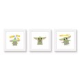 thumbnail image 1 of Gallery Pops Star Wars: The Mandalorian - The Child Wall Art Bundle (3-Pack), White Framed Version, 12" x 12", 1 of 5