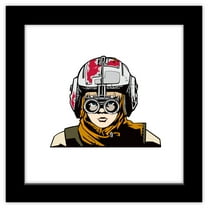 Gallery Pops Star Wars: The Phantom Menace - Anakin Skywalker Portrait Wall Art, Black Framed Version, 12" x 12"
