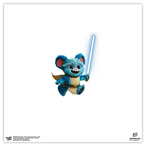 Gallery Pops Star Wars: Young Jedi Adventures - Nubs Wall Art, Unframed Version, 12" x 12"
