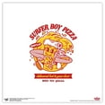 thumbnail image 1 of Gallery Pops Stranger Things 4 - Retro Food Surfer Boy Pizza Wall Art, Unframed Version, 12" x 12", 1 of 5