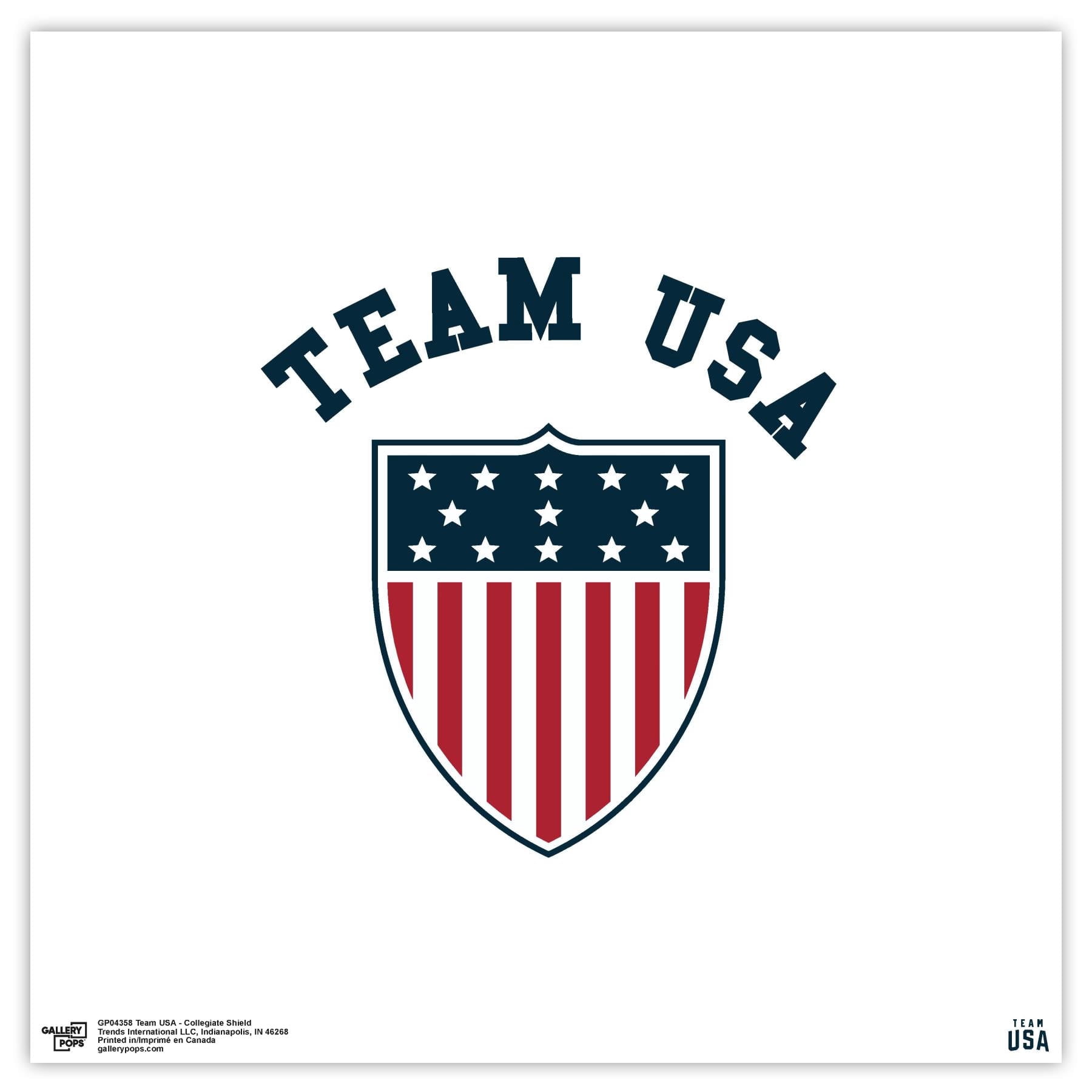 Gallery Pops Team USA Collegiate Shield Wall Art Unframed Version gallery-pops-team-usa-collegiate-shield-wall-art-unframed-version