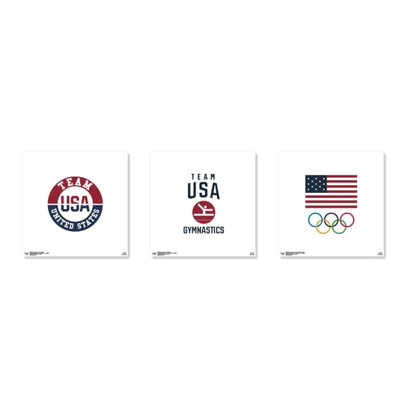 Gallery Pops Team USA - Gymnastics Wall Art Bundle (3-Pack)