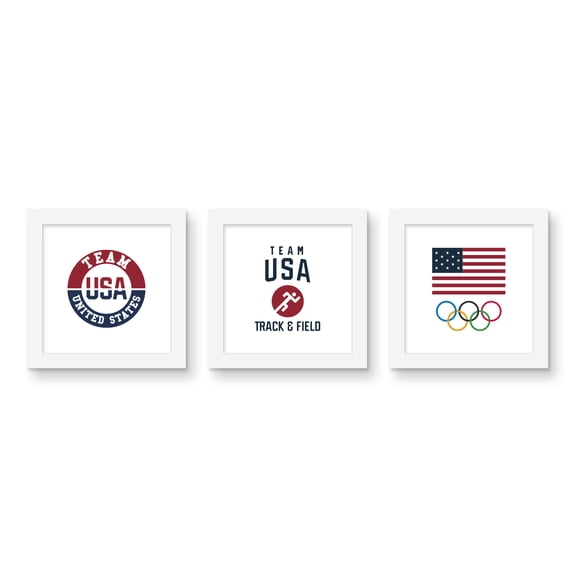 Gallery Pops Team USA - Track & Field Wall Art Bundle (3-Pack)
