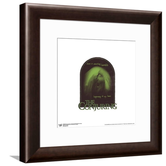 Gallery PopsĀ® The Conjuring - Horrific Somtehing Horrible Badge Canvas Wall Art, Unframed Version
