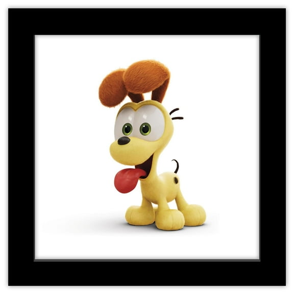 Gallery Pops The Garfield Movie - Odie Wall Art, Black Framed Version, 12" x 12"