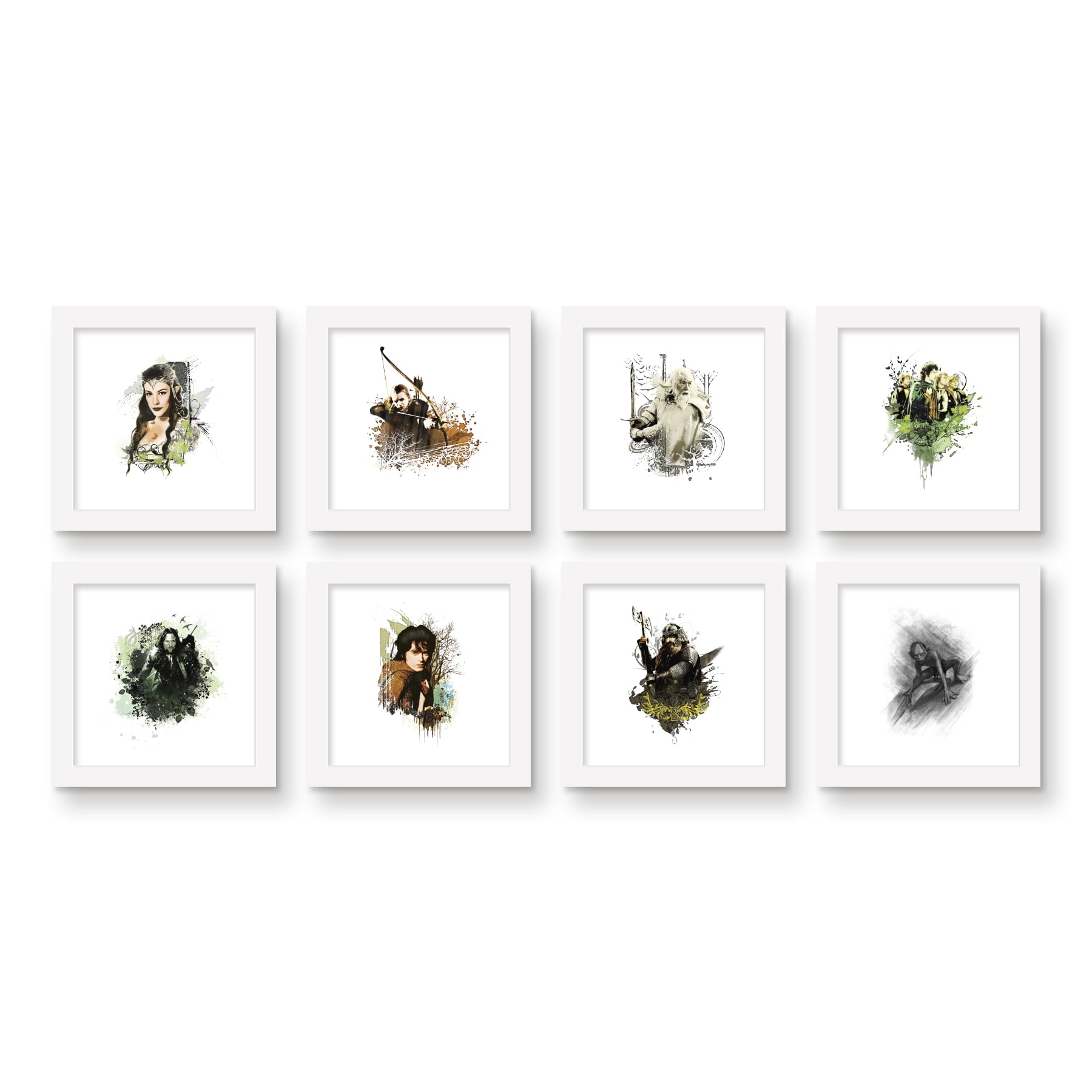Gallery Pops The Lord of the Rings - Character Wall Art Bundle (8-Pack ...