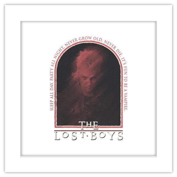 Gallery Pops® The Lost Boys - Horrific Fun To Be a Vampire Wall Art, White Framed Version