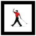 thumbnail image 1 of Gallery Pops Tiger Woods - Fist Pump Wall Art, Black Framed Version, 12" x 12", 1 of 5