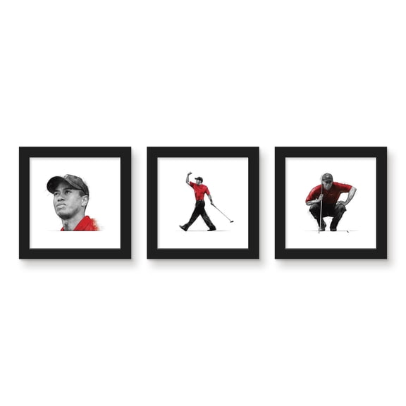 Gallery Pops Tiger Woods - Legend Wall Art Bundle (3-Pack)