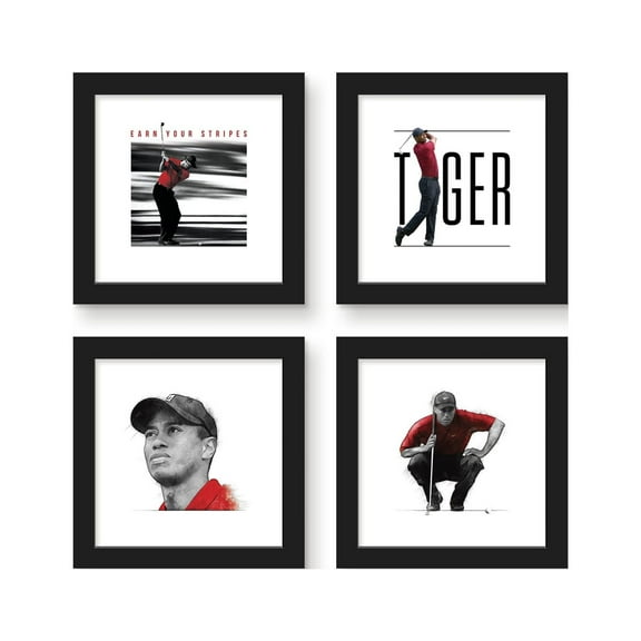 Gallery Pops Tiger Woods - Legend Wall Art Bundle (4-Pack)