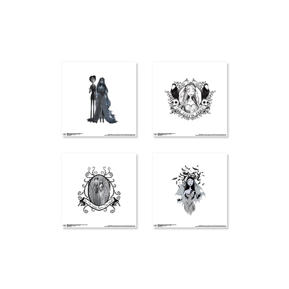 Gallery Pops® Tim Burton's The Corpse Wall Art Bundle (4-Pack), Unframed Version, 12" x 12"